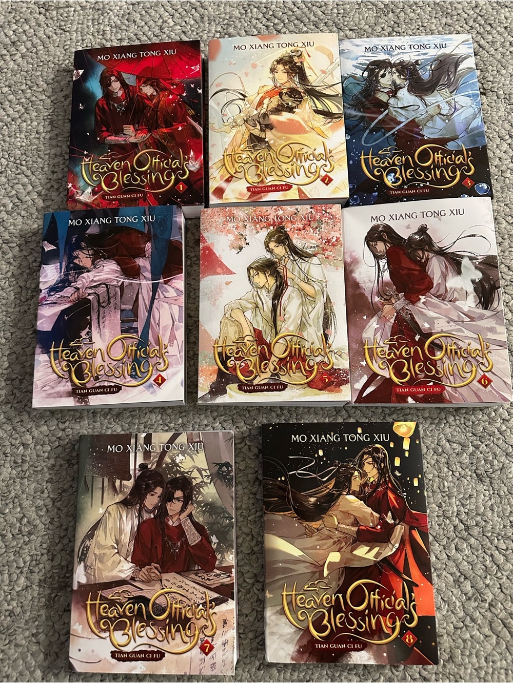 Heaven Official’s Blessing Volumes Paperback Set - All 8 Books